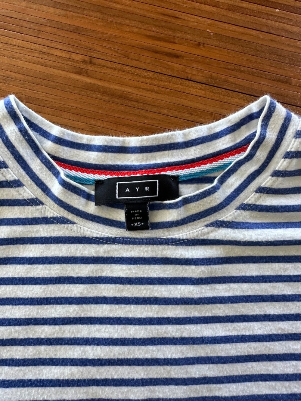 AYR French Fry Tee Striped Blue - XS - Picture 2 of 8